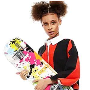 [NEW] Women's PSK Collective Top Crop Rugby Style Jersey Shirt Size X-SMALL